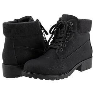 Trotters Womens Bellamy Boots US 8 M EU 38.5 Black Mid Calf NIB